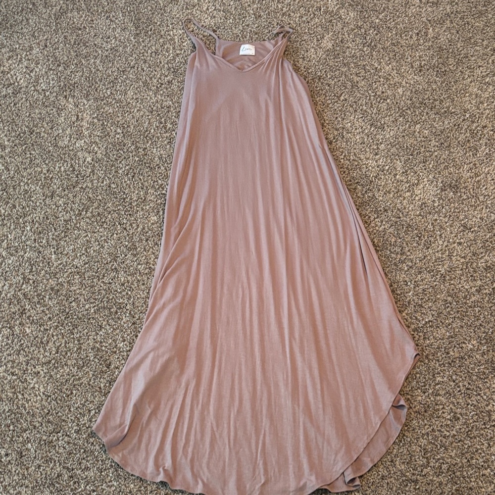 Olivia Rae Mauve Maxi Dress